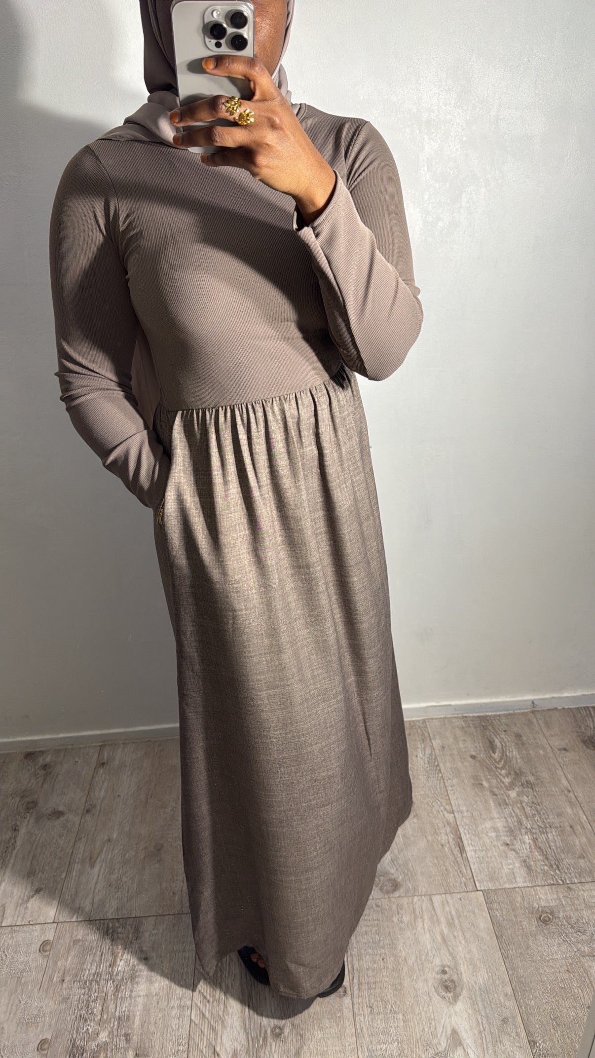 Robe longue confortable