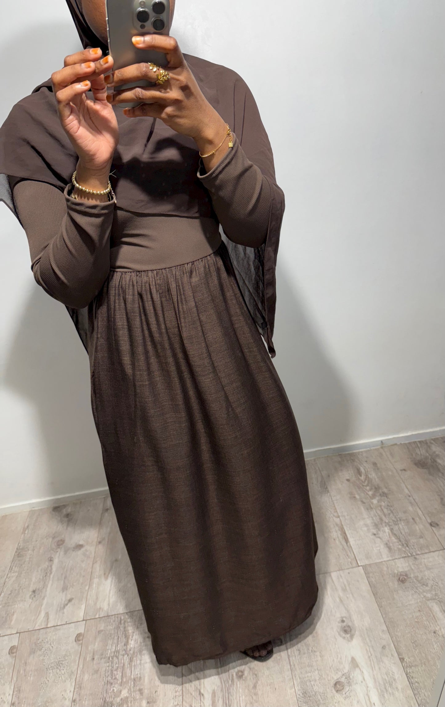 Robe longue confortable